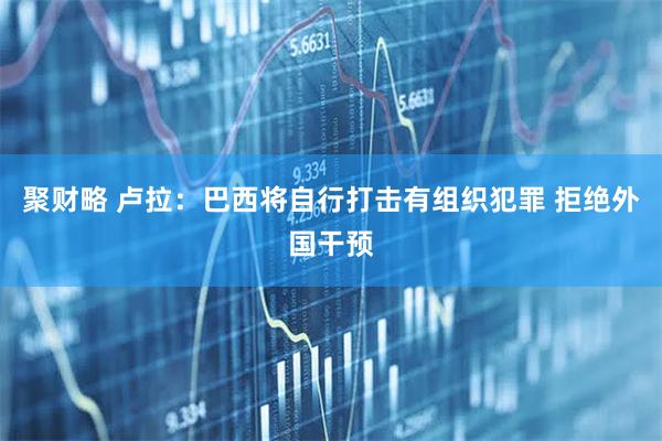 聚财略 卢拉：巴西将自行打击有组织犯罪 拒绝外国干预